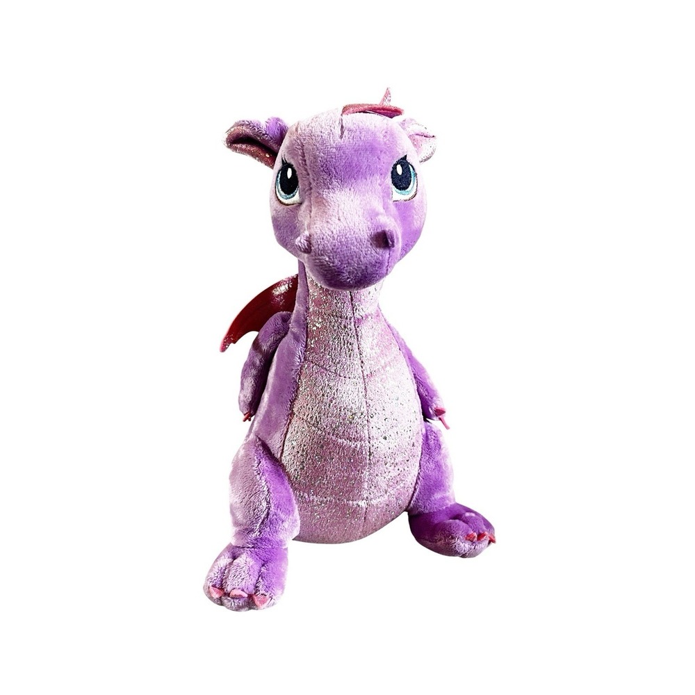 Aurora‎ Sparkle Tales Purple Pink Winged Dragon 12" Plush Stuffed Animal Toy